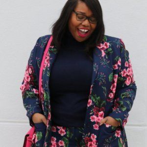 Floral Blazer